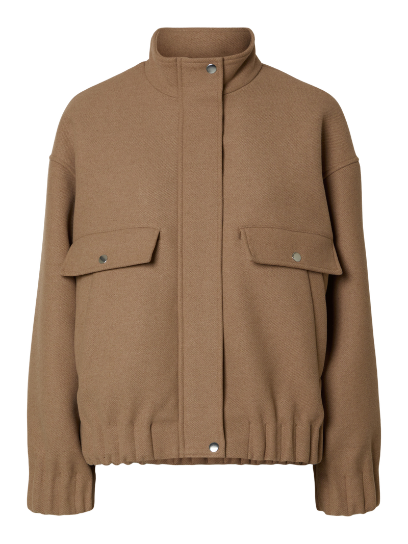 Veste Bomber - Camel - Femme