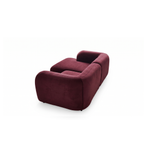 Yumi - Canapé d'angle compact - Velours