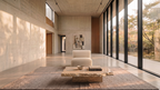 Yumi - Armless fireside chair - Velvet