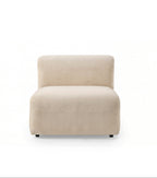 Yumi - Armless fireside chair - Velvet