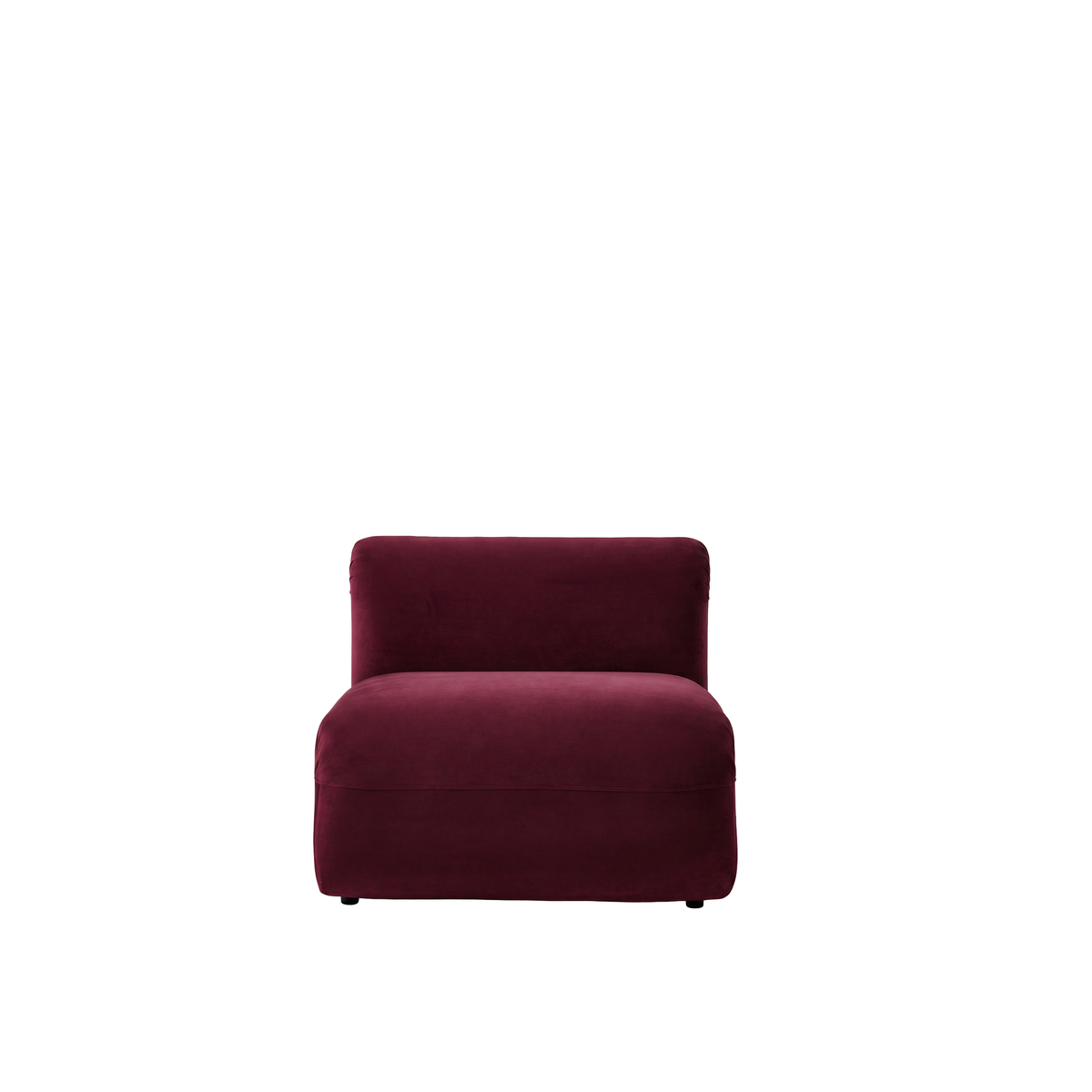 Yumi - Armless fireside chair - Velvet