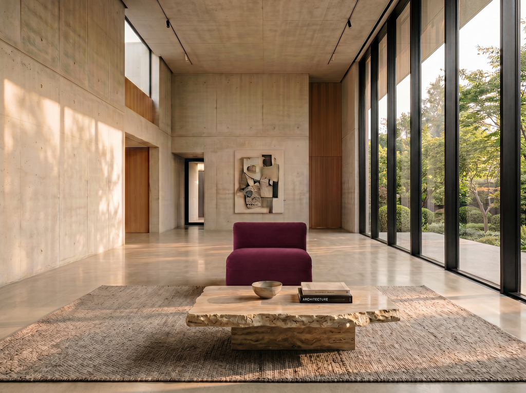 Yumi - Armless fireside chair - Velvet