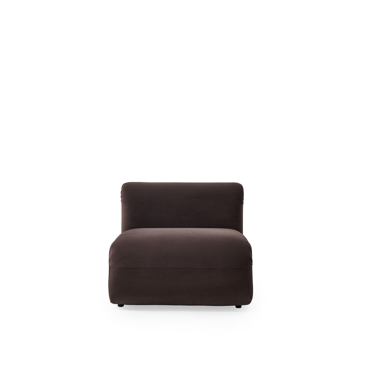 Yumi - Armless fireside chair - Velvet
