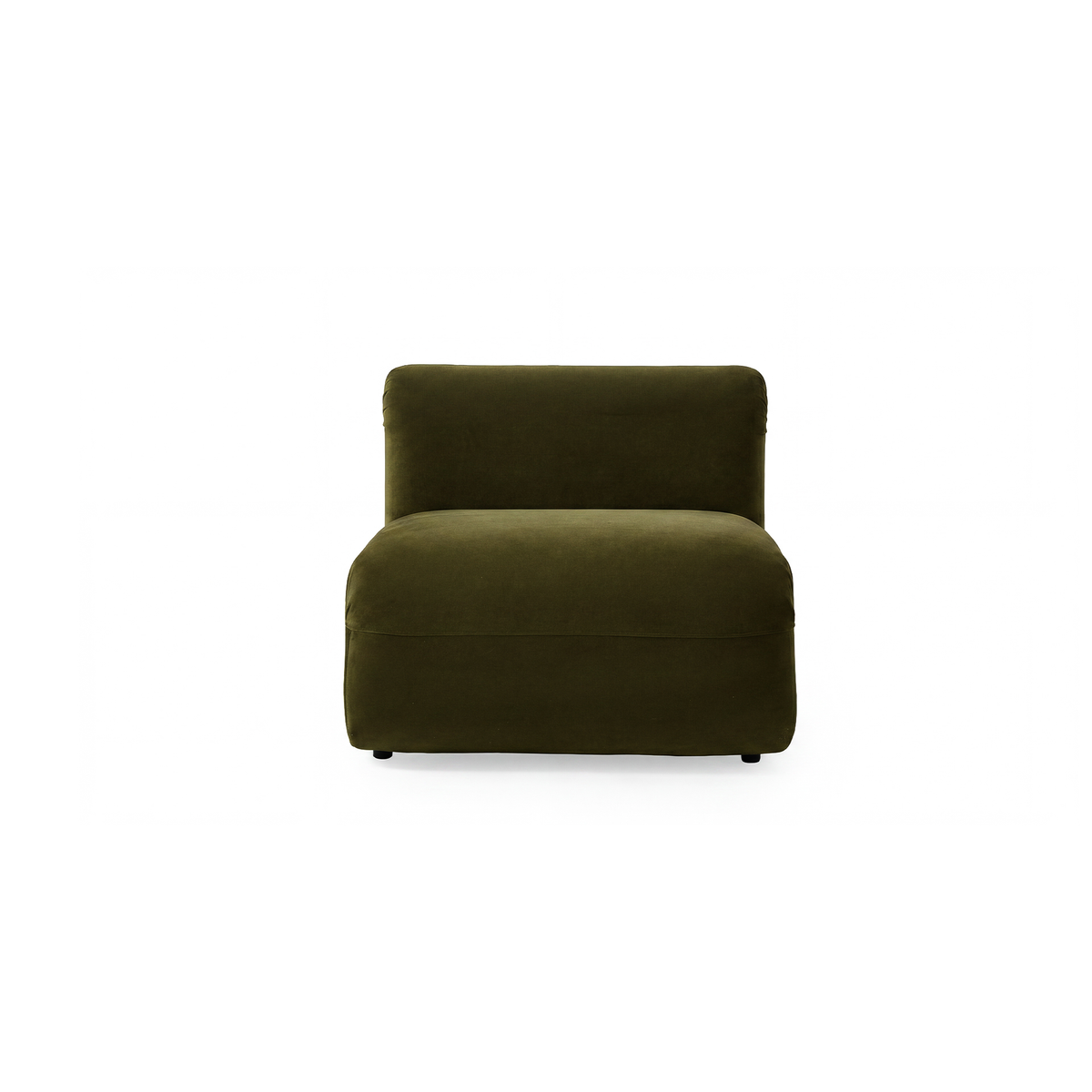 Yumi - Armless fireside chair - Velvet