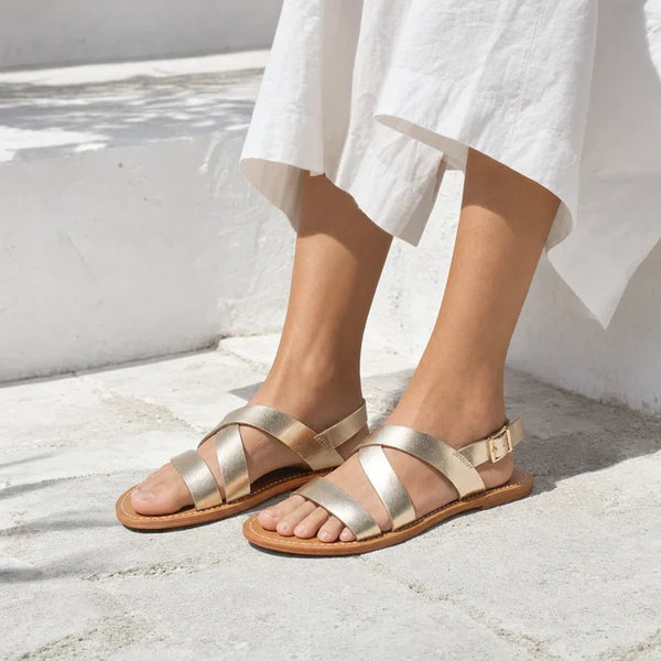 Marney Sandals - Dark Gold