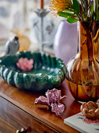 Reiko - Lot de 4 Photophores - Marron - Marbre