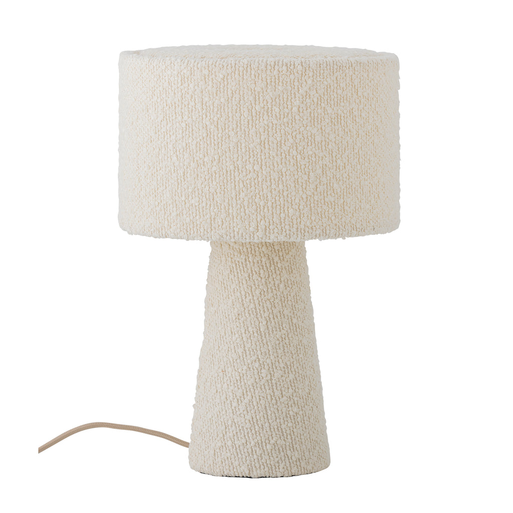 Emmie - Table Lamp - White - Polyester