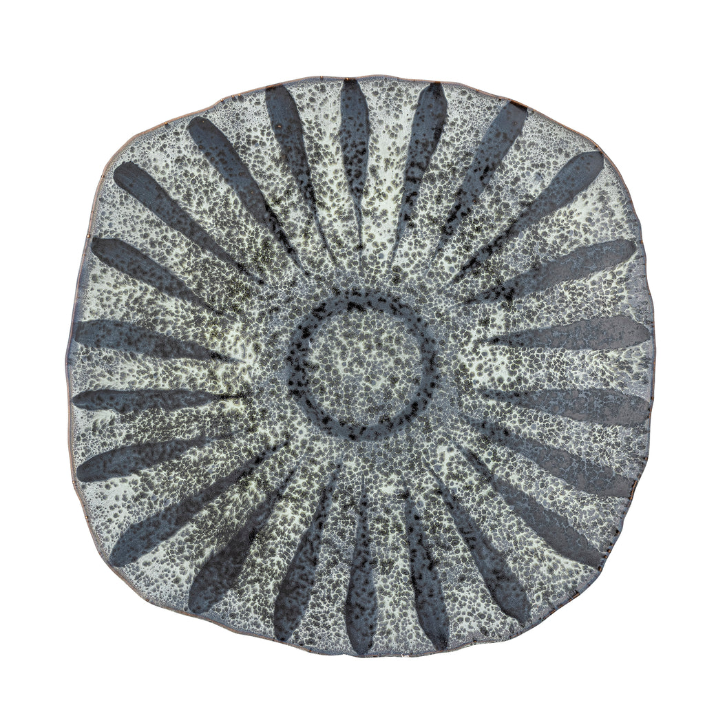 Ramie - Serving Plate - Grey - Stoneware