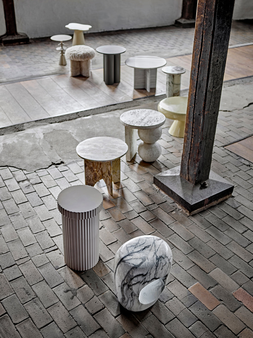Samio - Side Table - Natural - Aluminium