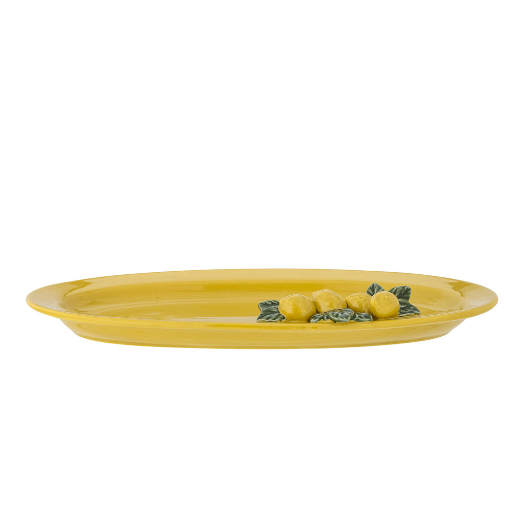 Limone - Plato de Servicio - Amarillo - Gres