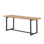 Adilly - Bench - Natural - Polyrattan