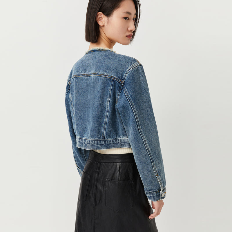 Lily - Veste - Bleu Denim