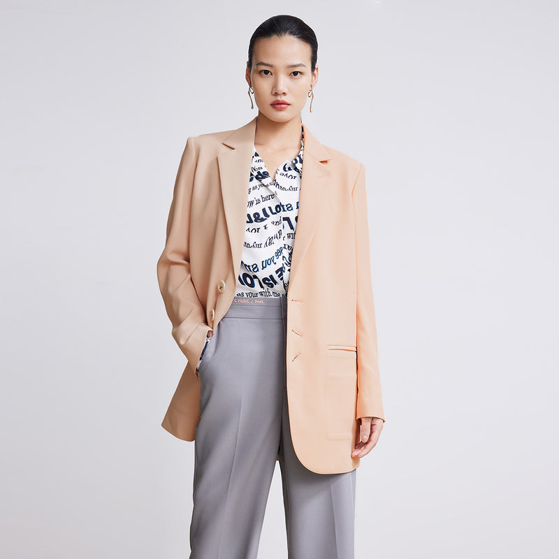 Lily - Blazer - Orange Soleil