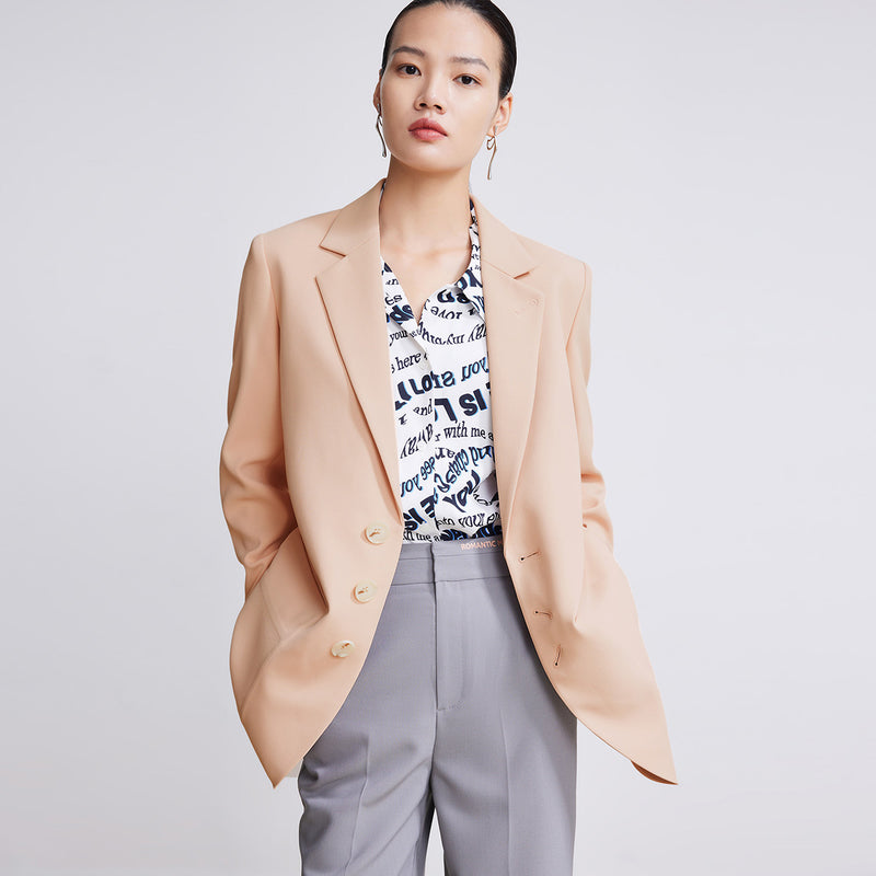 Lily - Blazer - Orange Soleil