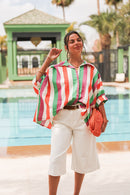 ZACHARI Multicolore - Chemise Rayée