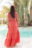 ZÉLIE Terracotta - T-Shirt Lurex