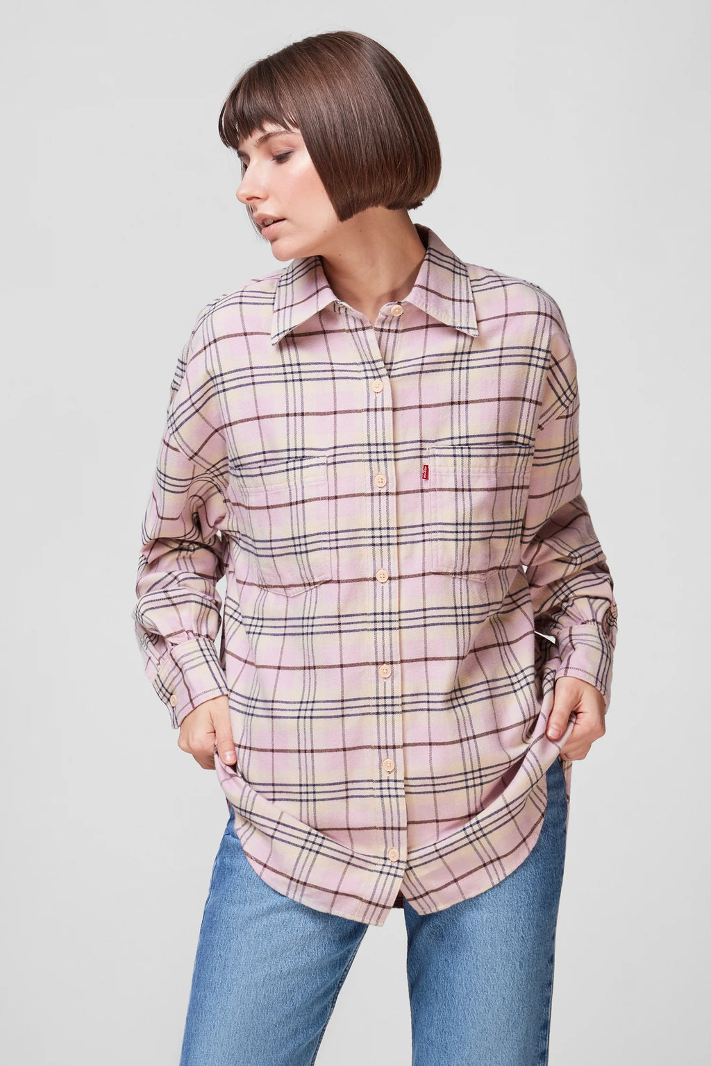 Levi'S® Camicia Remi Utility A0842-0010 Rosa Loose Fit