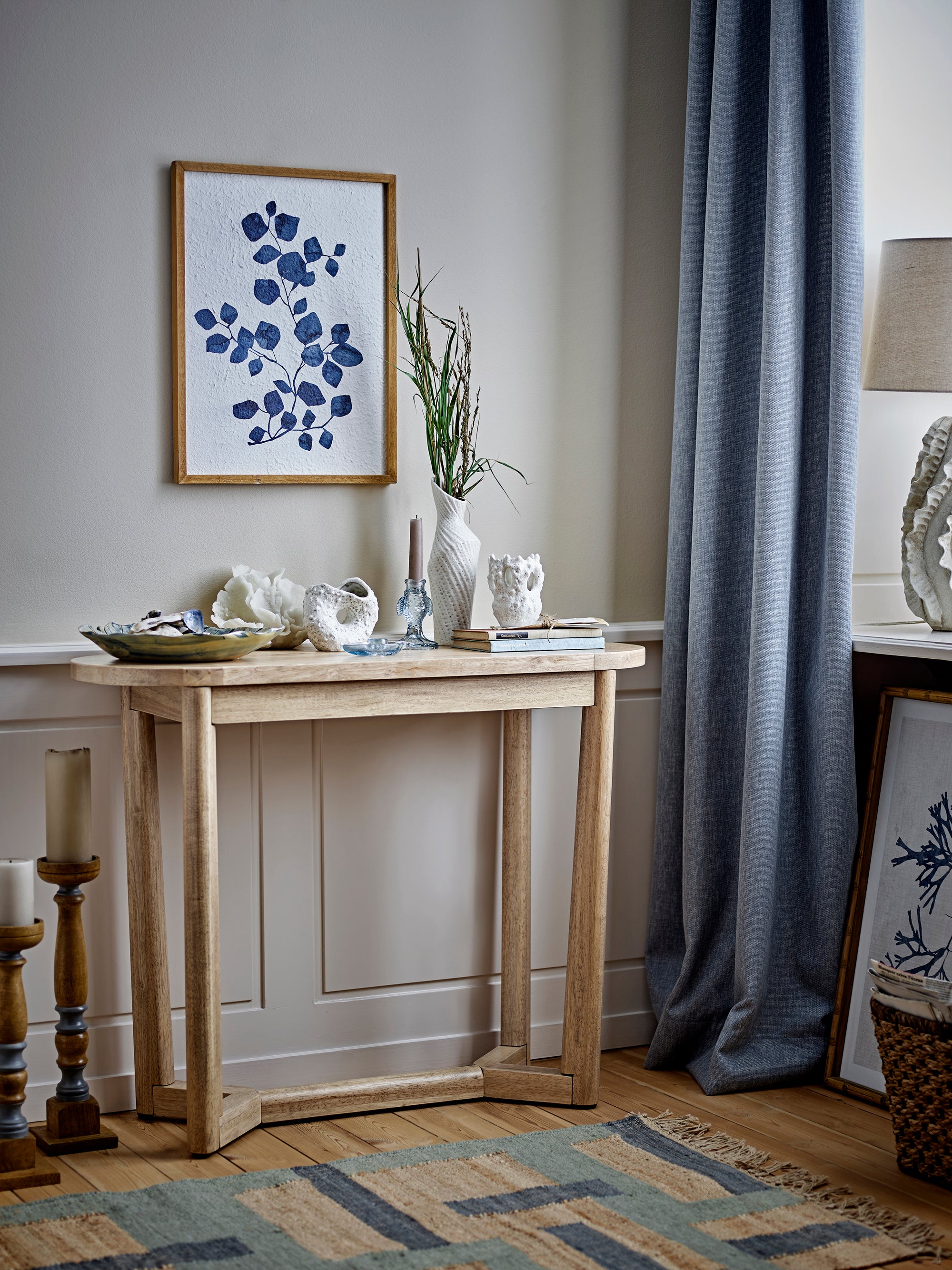 Serrone - Console Table - Natural - Rubberwood