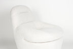 Velvoro - Fauteuil Lounge - Polyester - Blanc Cassé