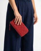 Louis Vuitton Zippy Continental Leather Empreinte Wallet