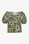 Top Zoe - Green Bloom - Mujer