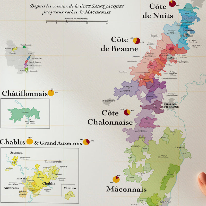 La Carte Des Vins De Bourgogne
