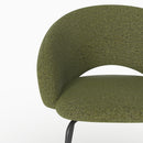 Chaise Milly en tissu vert chiné