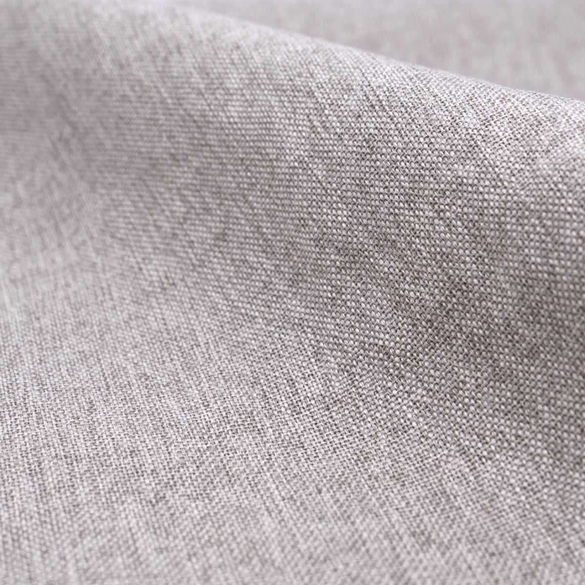 Cozy - Set of 2 Chairs in Light Taupe Heather Fabric and Metal Legs