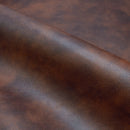 zoom matiere cuir marron texas