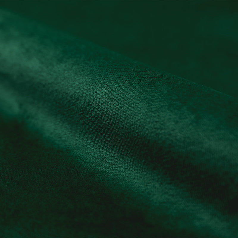 zoom matiere velours vert fonce vinni