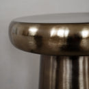 Table d'appoint Anouk en métal doré D40 cm