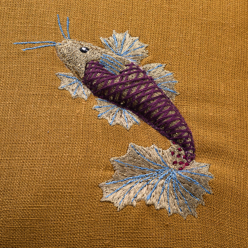 Coussin - Ocean Nest - Ocre