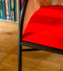 Fauteuil - Cavallo - Collaboration Kvadrat Et Raf Simons - Noir Et Orange