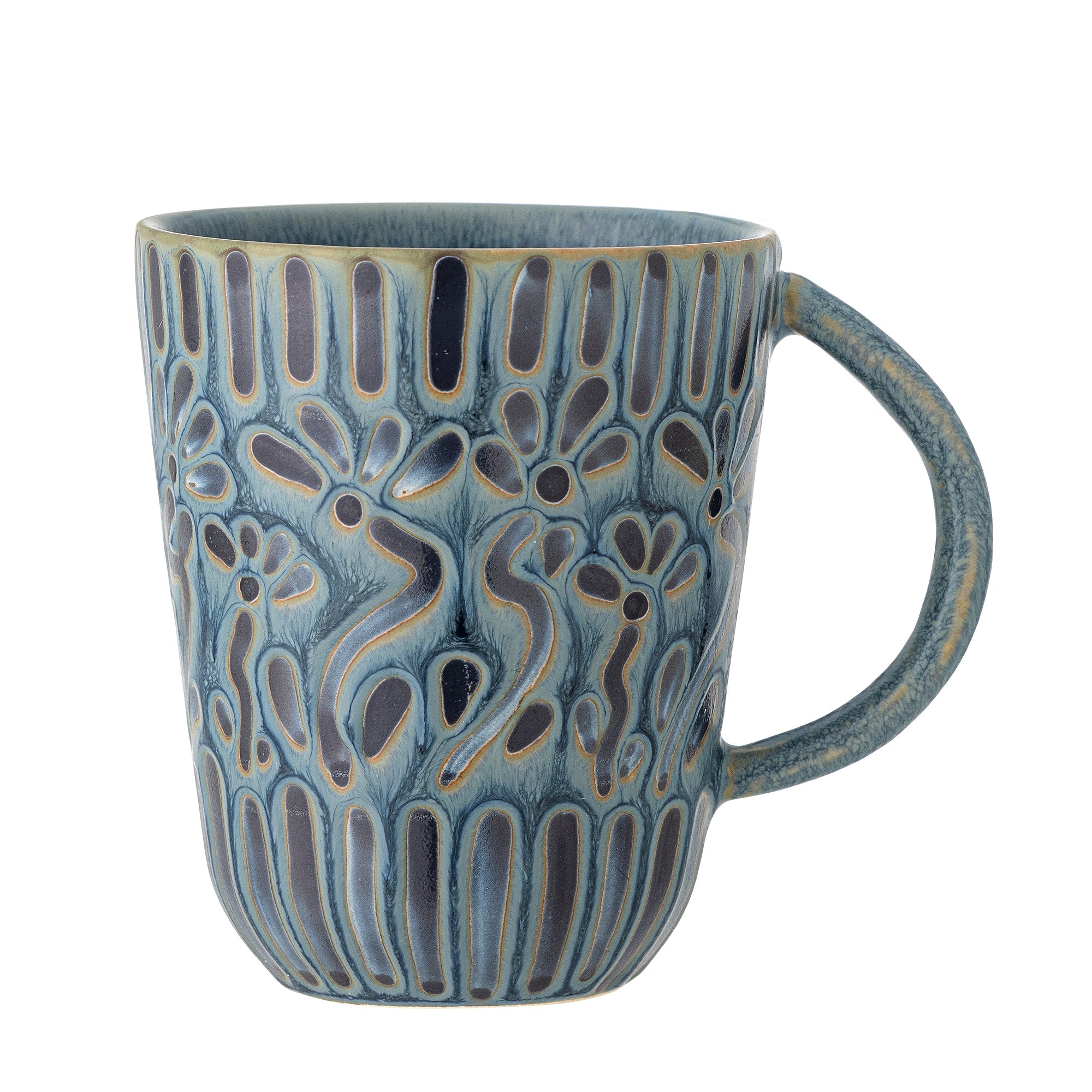 Samsin - Set of 6 Mugs - Blue - Stoneware
