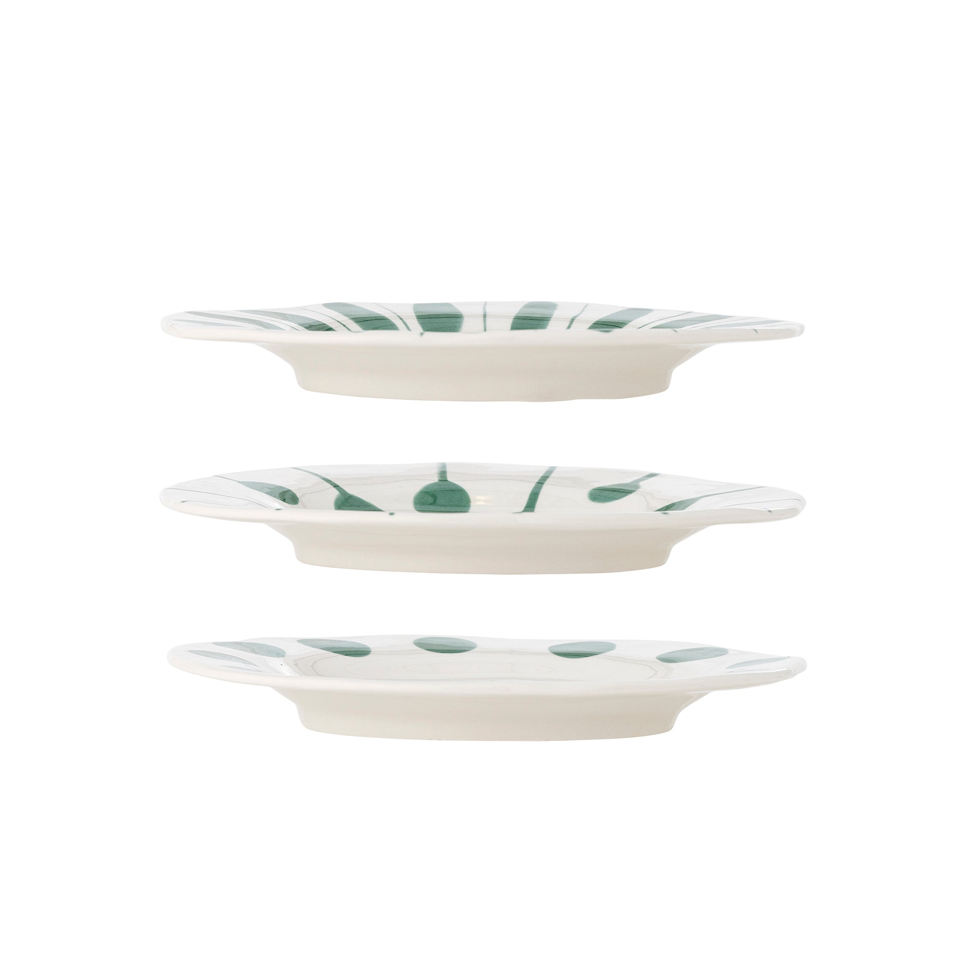 Linora - Plate - Green - Stoneware