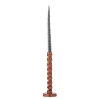 Diza - Candle Holder - Brown - Aluminium