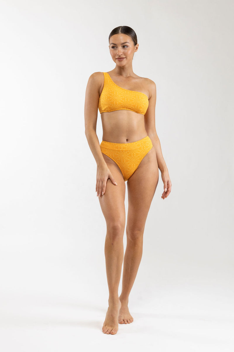 Rhythm - Haut de Maillot Livin Asymetric - Citrus - Femme