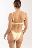 Rhythm - Haut De Maillot Noumea Crop - Daffodil - Femme