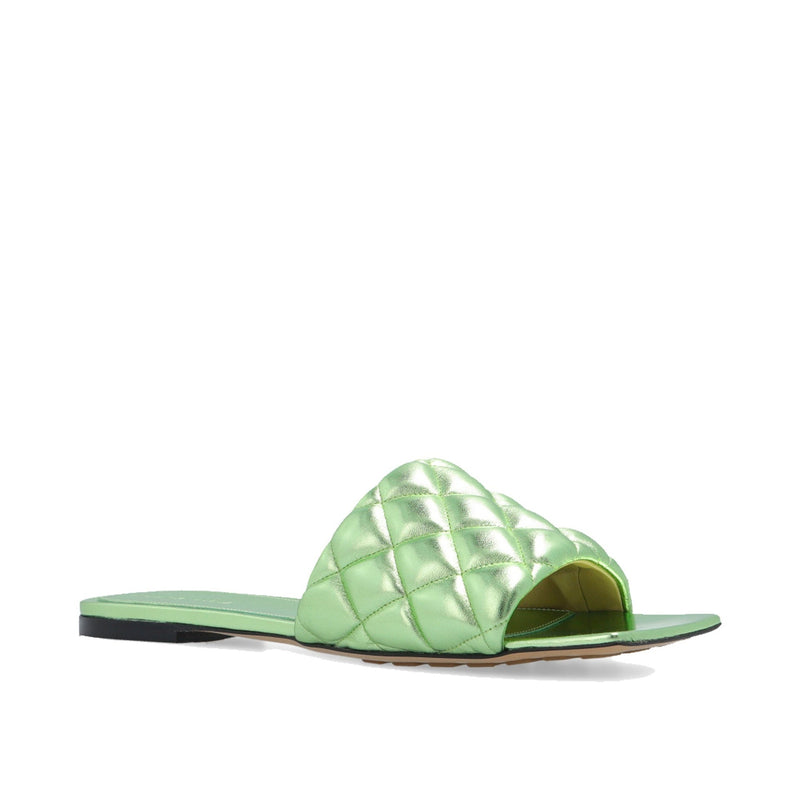 Bottega Veneta Padded Sandals - Green - Woman