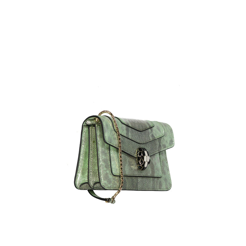 Bvlgari Serpenti Forever Mini Bag - Green - Woman