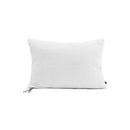 Haomy - Housse De Coussin Erode - Blanc - 3 Tailles