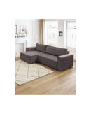 Canapé D'Angle Réversible Convertible Coffre - Nihad - Velours Côtelé