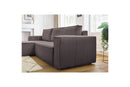 Canapé D'Angle Réversible Convertible Coffre - Nihad - Velours Côtelé