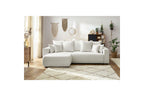 Reversible Corner Sofa Bed with Storage - Envy - Soft Bouclé Fabric