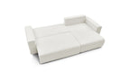 Reversible Corner Sofa Bed with Storage - Envy - Soft Bouclé Fabric
