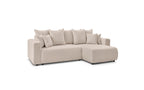 Reversible Corner Sofa Bed with Storage - Envy - Soft Bouclé Fabric