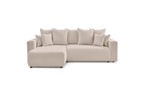 Reversible Corner Sofa Bed with Storage - Envy - Soft Bouclé Fabric
