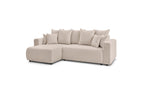 Reversible Corner Sofa Bed with Storage - Envy - Soft Bouclé Fabric