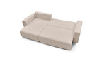Reversible Corner Sofa Bed with Storage - Envy - Soft Bouclé Fabric