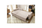 Reversible Corner Sofa Bed with Storage - Envy - Soft Bouclé Fabric